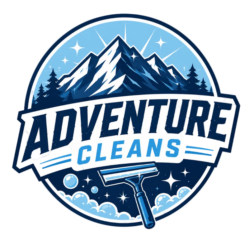Team cleaning windows